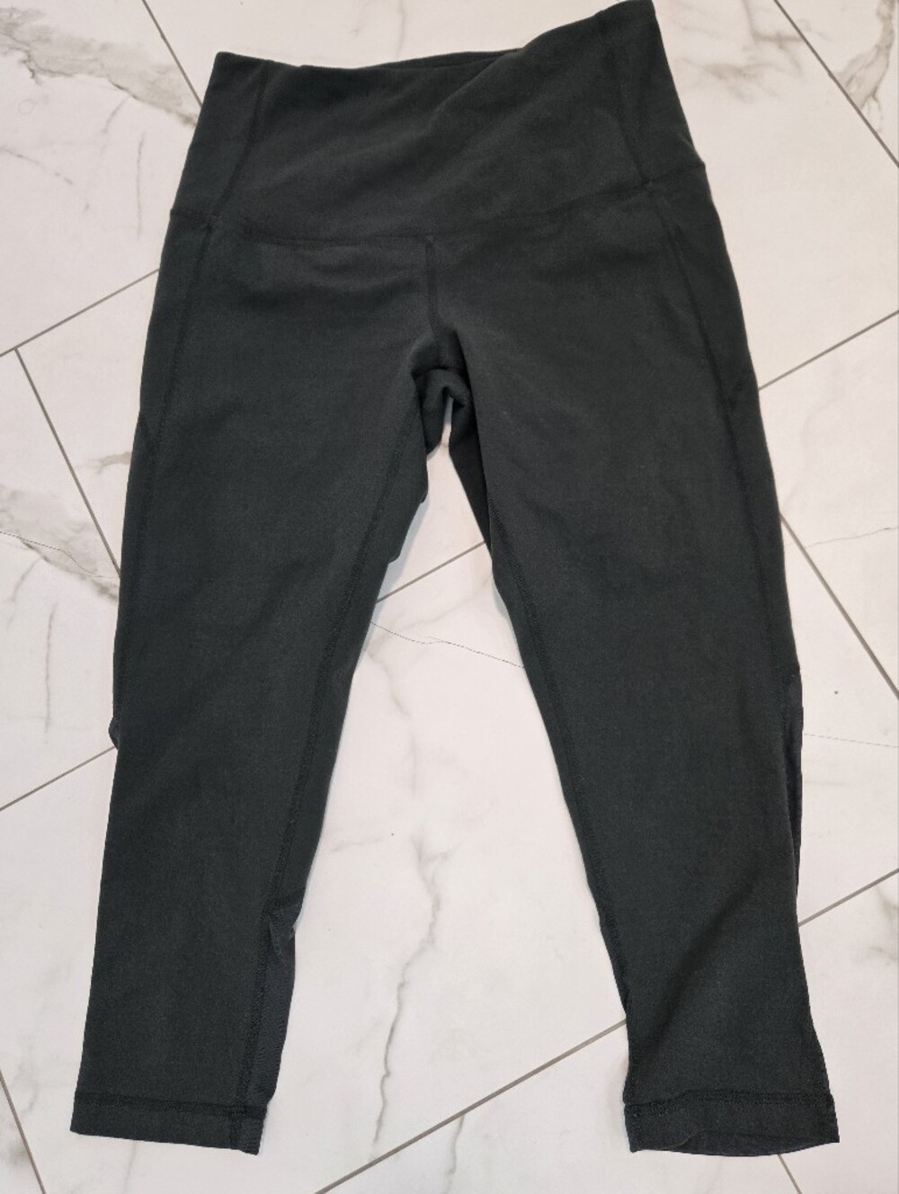 Zella Black Womens Mesh  Leg Leggings Size M